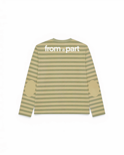 "late" striped longsleeve